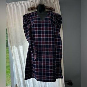 NWOT - Donna Morgan Plaid Mini Dress Size 6
